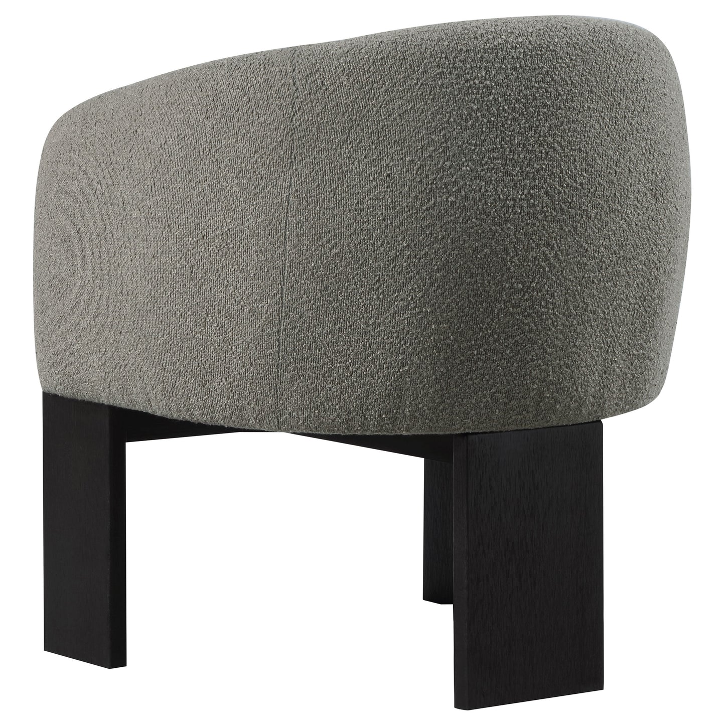 Valdez Boucle Upholstered Barrel Back Accent Chair