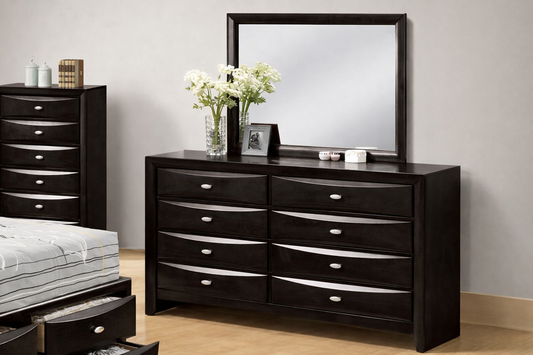 Zosimo Transitional Dresser – Black - Finally Home Furnishings LLC