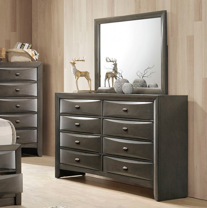Zosimo Transitional Dresser – Gray - Finally Home Furnishings LLC