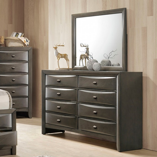 Zosimo Transitional Dresser – Gray - Finally Home Furnishings LLC