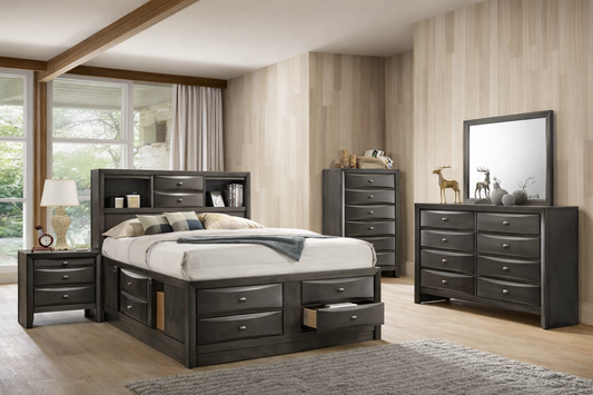 Zosimo Transitional Dresser – Gray - Finally Home Furnishings LLC