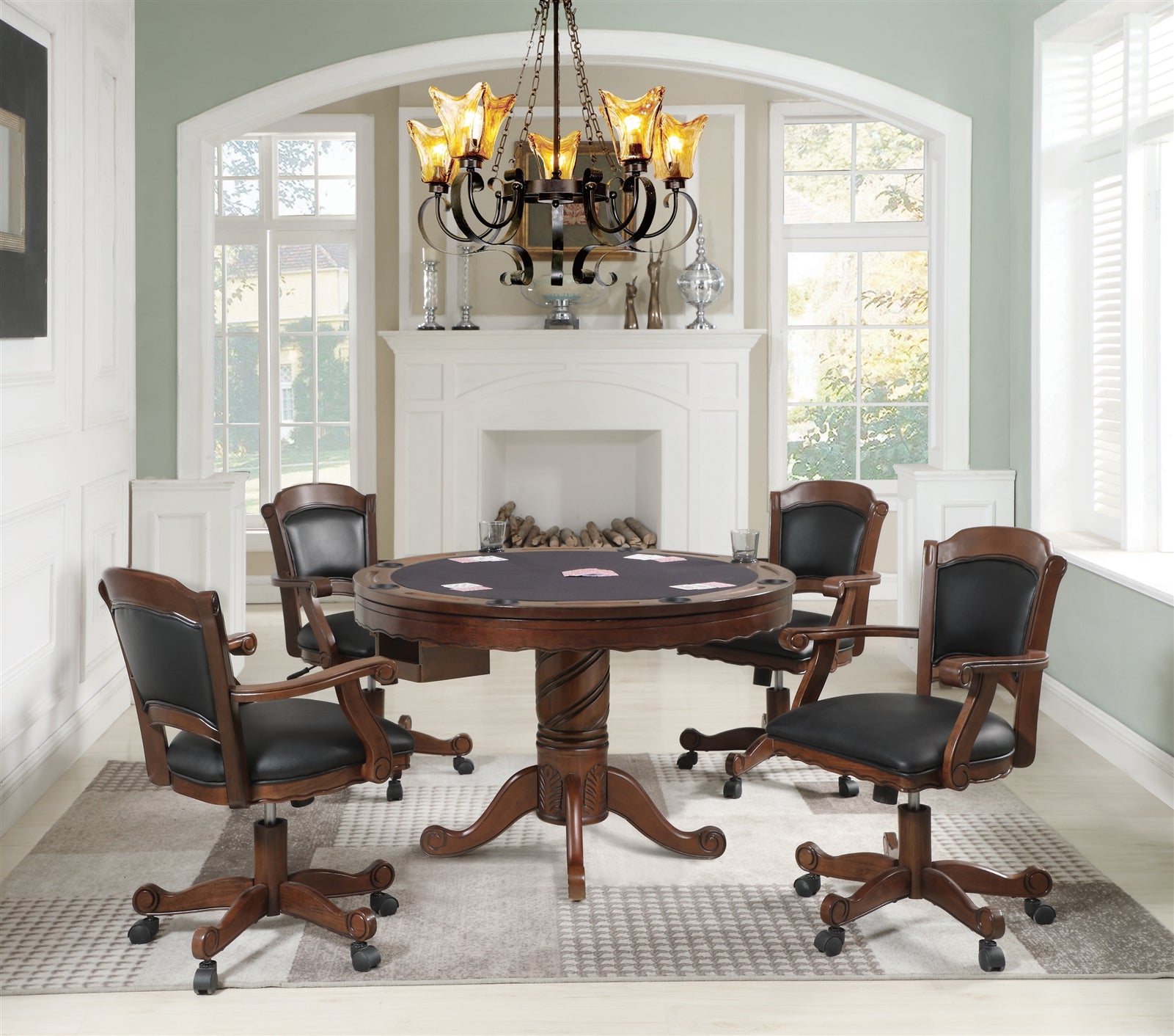Full House 5 Piece Game Table & Chair Set