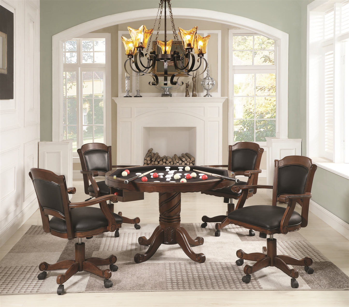 Full House 5 Piece Game Table & Chair Set