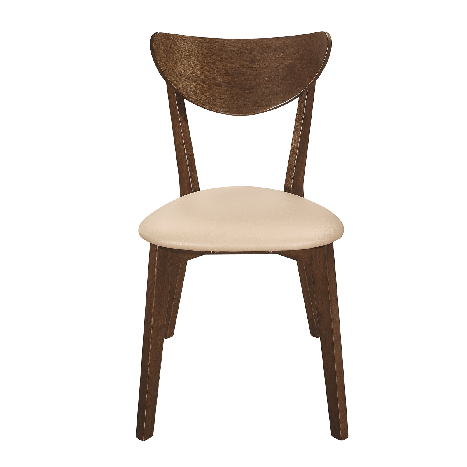 Kersey Chestnut Finish Side Chair Set of 2 Chairs