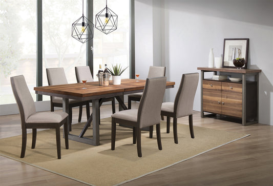 Spring Creek 7 Piece Dining Set W- Extension Leaf