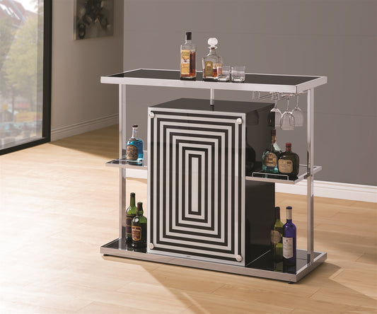 Madow Contemporary Geometric design Bar Unit