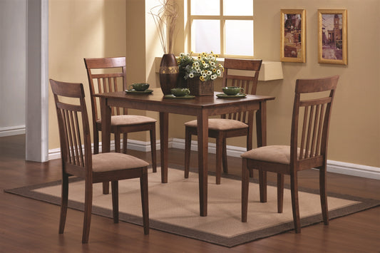 Andrews 5 Piece Dining Set with Upholstered Chairs