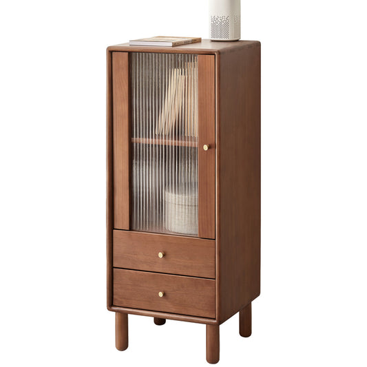Mid-Century Modern Free Standing Storage Cabinet - Walnut