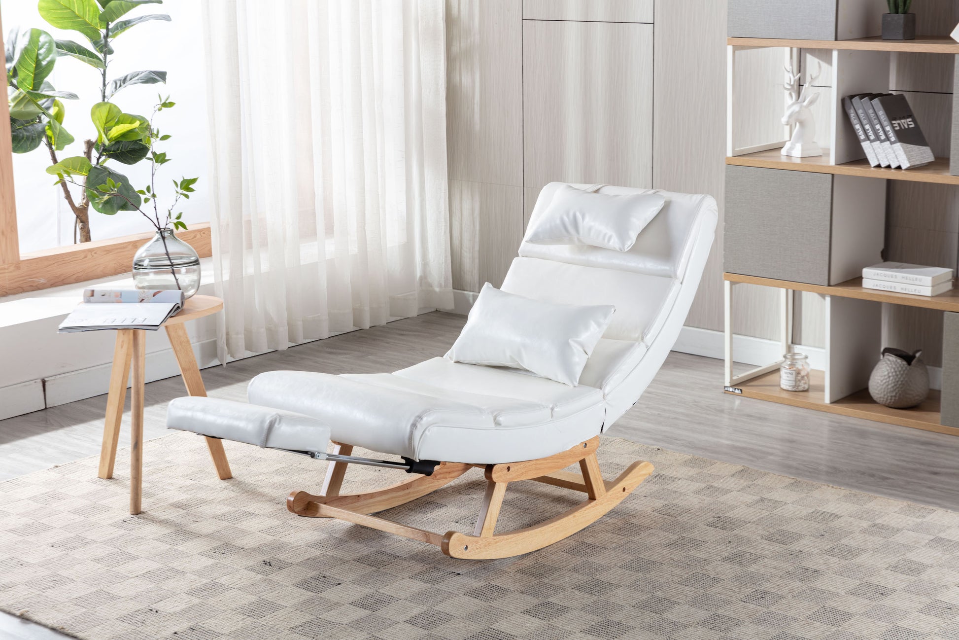 Mandy Mid-Century Modern Rocking Chair by Coolmore