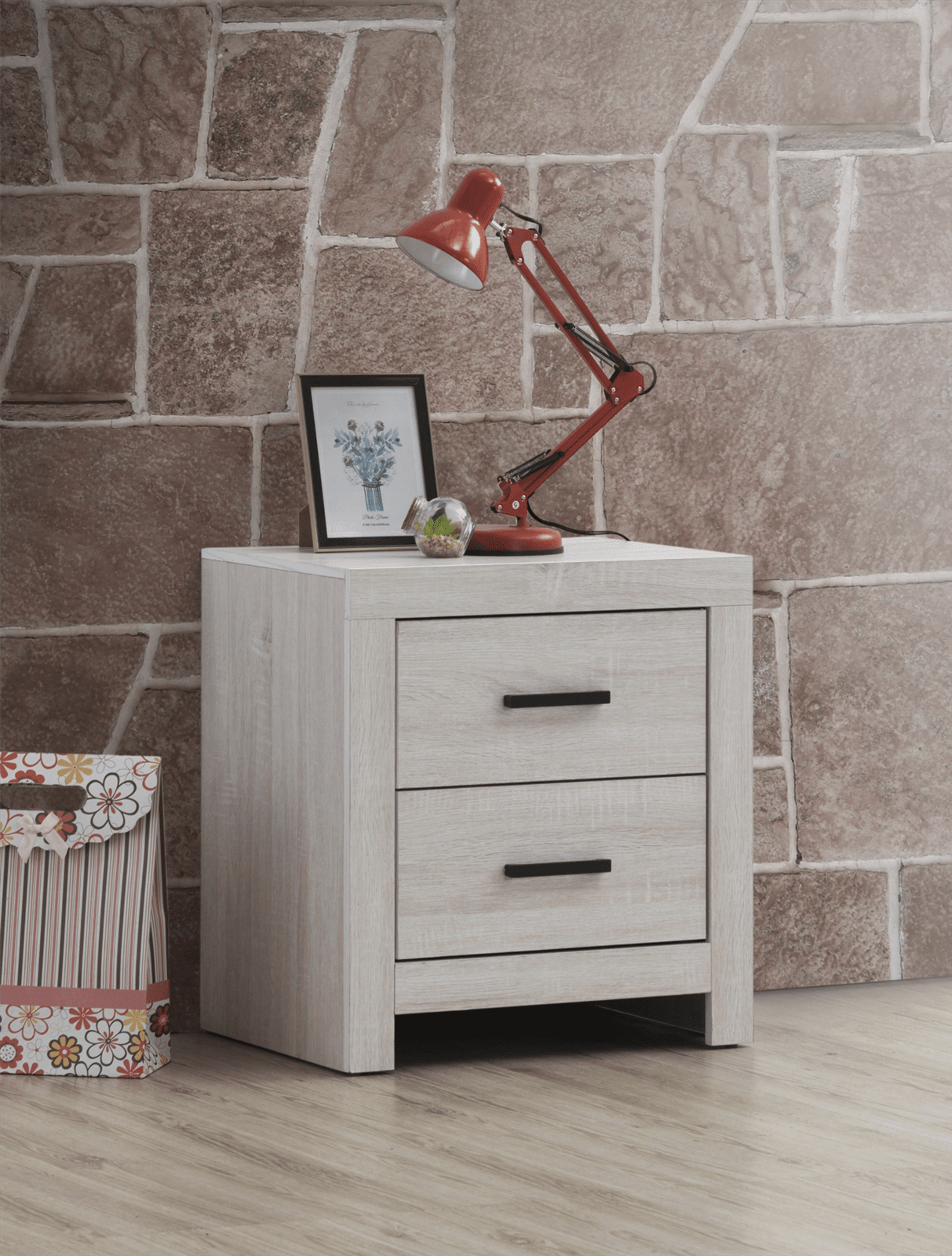 Marion Nightstand in Coastal White