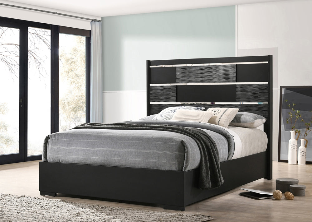 Blacktoft Chamber Trim Panel Bed in Black