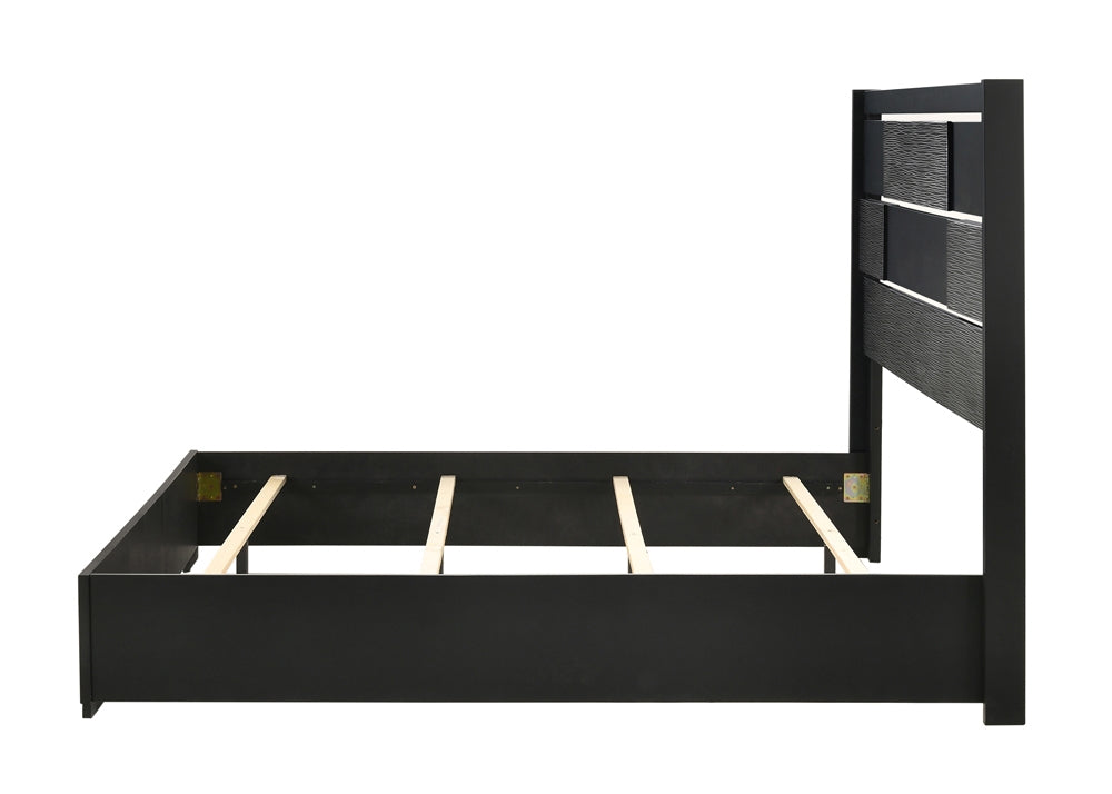 Blacktoft Chamber Trim Panel Bed in Black