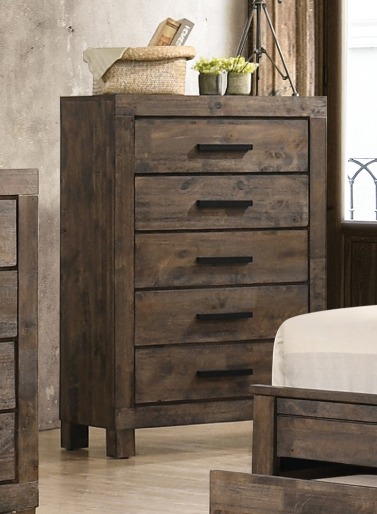 Woodmont Solid Wood 5-Drawer Chest