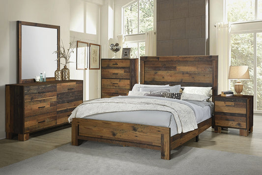 Alvarado Reclaimed Wood Rustic Queen Bed