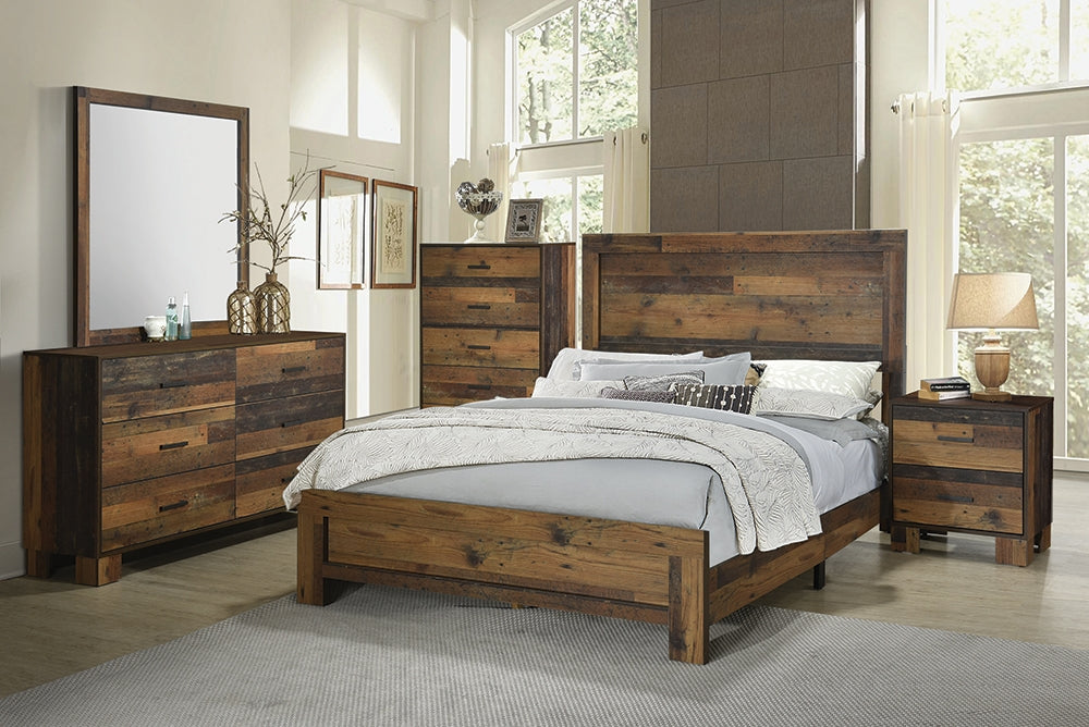 Alvarado Reclaimed Wood Rustic Twin Bed