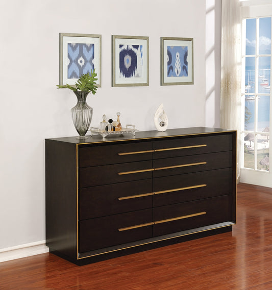 Durango 8-Drawer Dresser Smoked Peppercorn