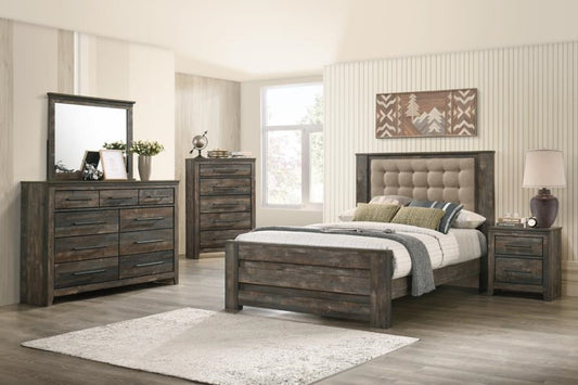 Ridgedale Rustic Style Queen Bed