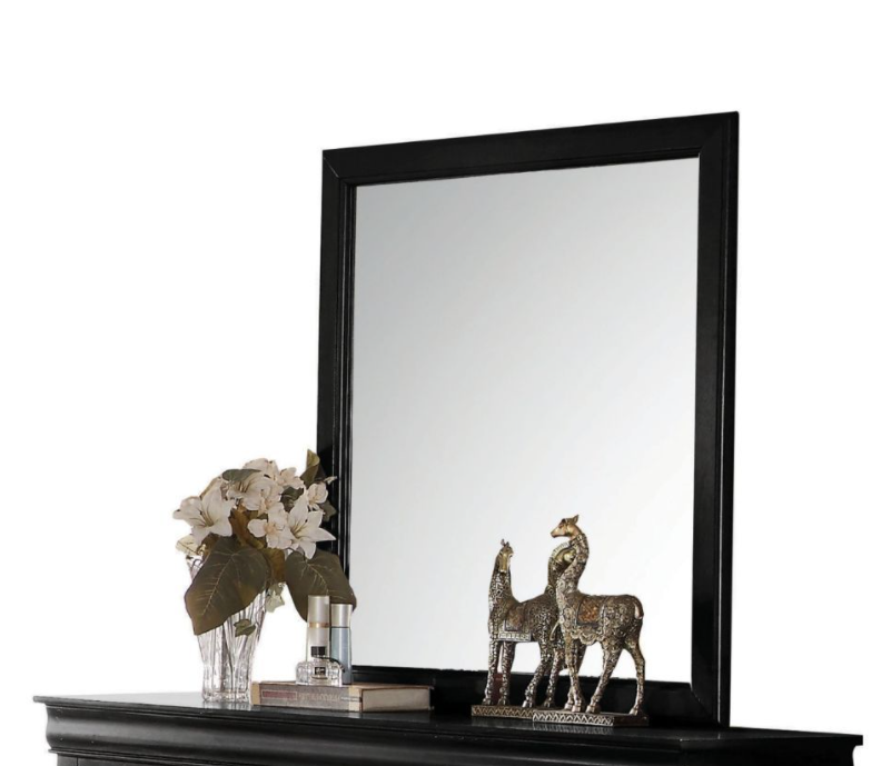 Lola Louis Philippe Dresser Mirror in White - ACME 23734