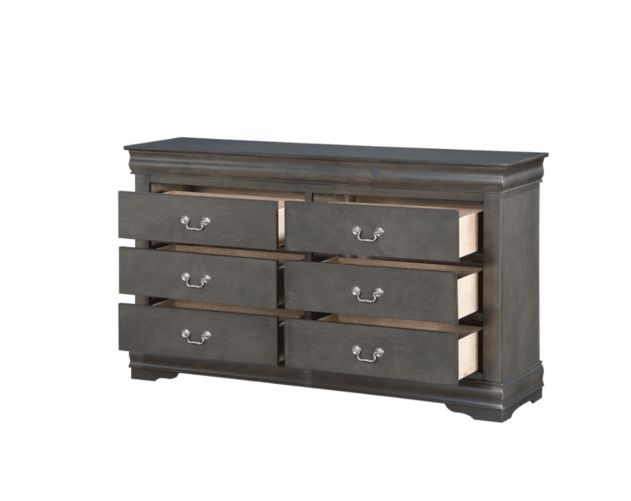 Lola Louis Philippe Dresser in Dark Gray - ACME 26795