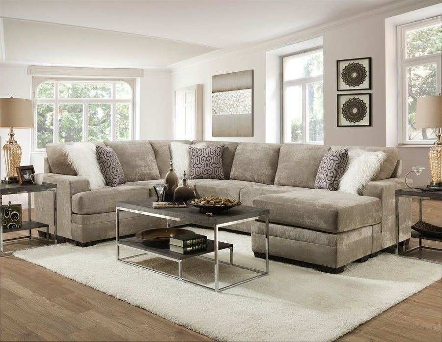 Hearth 2760 Hearth Cement Sectional - Delta Furniture