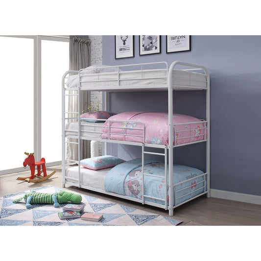 ACME Cairo Bunk Bed - Triple Full in White 38115