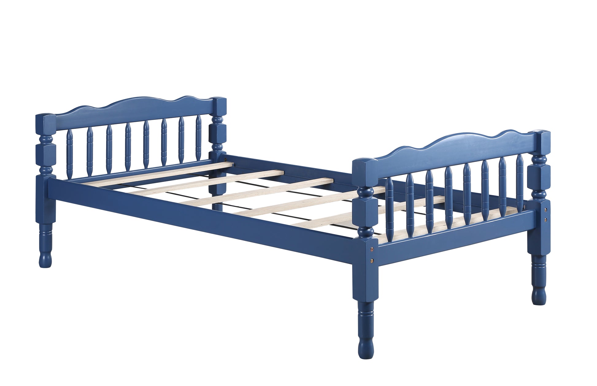 ACME Homestead Twin/Twin Bunk Bed in Dark Blue Finish BD00865