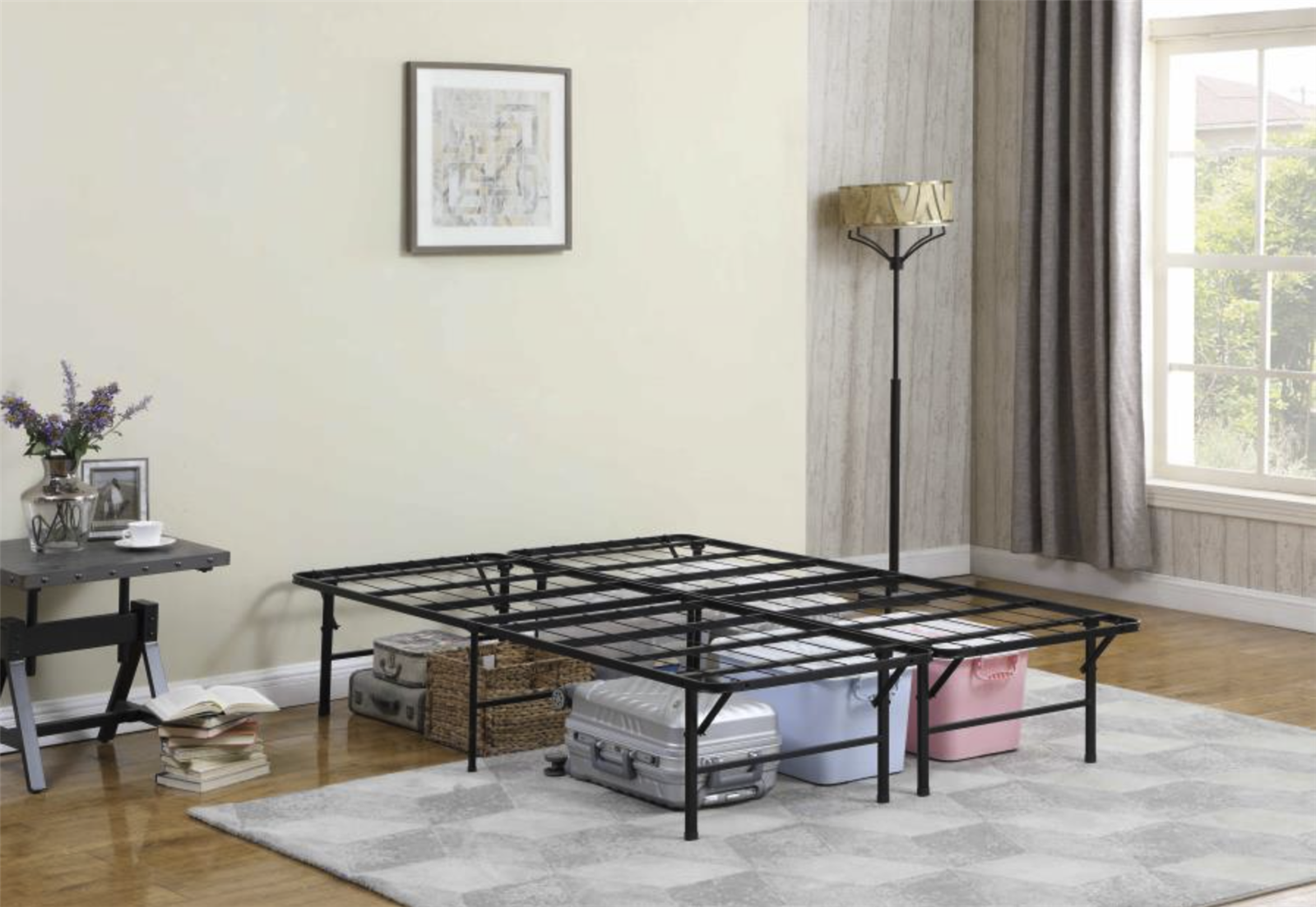 Waldin Folding Platform Bed Frame - King Size