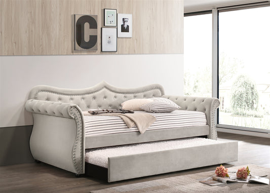Adkins Twin Daybed & Trundle in Beige - ACME 39430