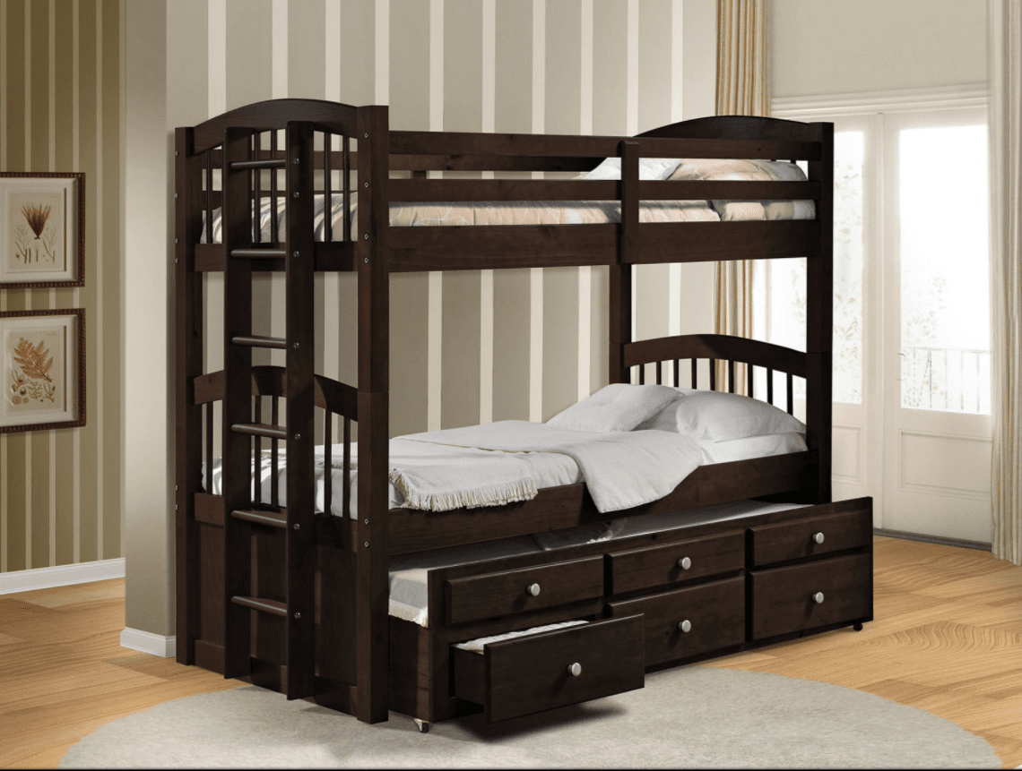 Micah Twin-Twin Bunk Bed & Trundle Set