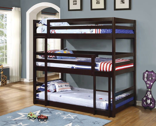The Triple Stack Space Saving Triple Twin Bunk Bed