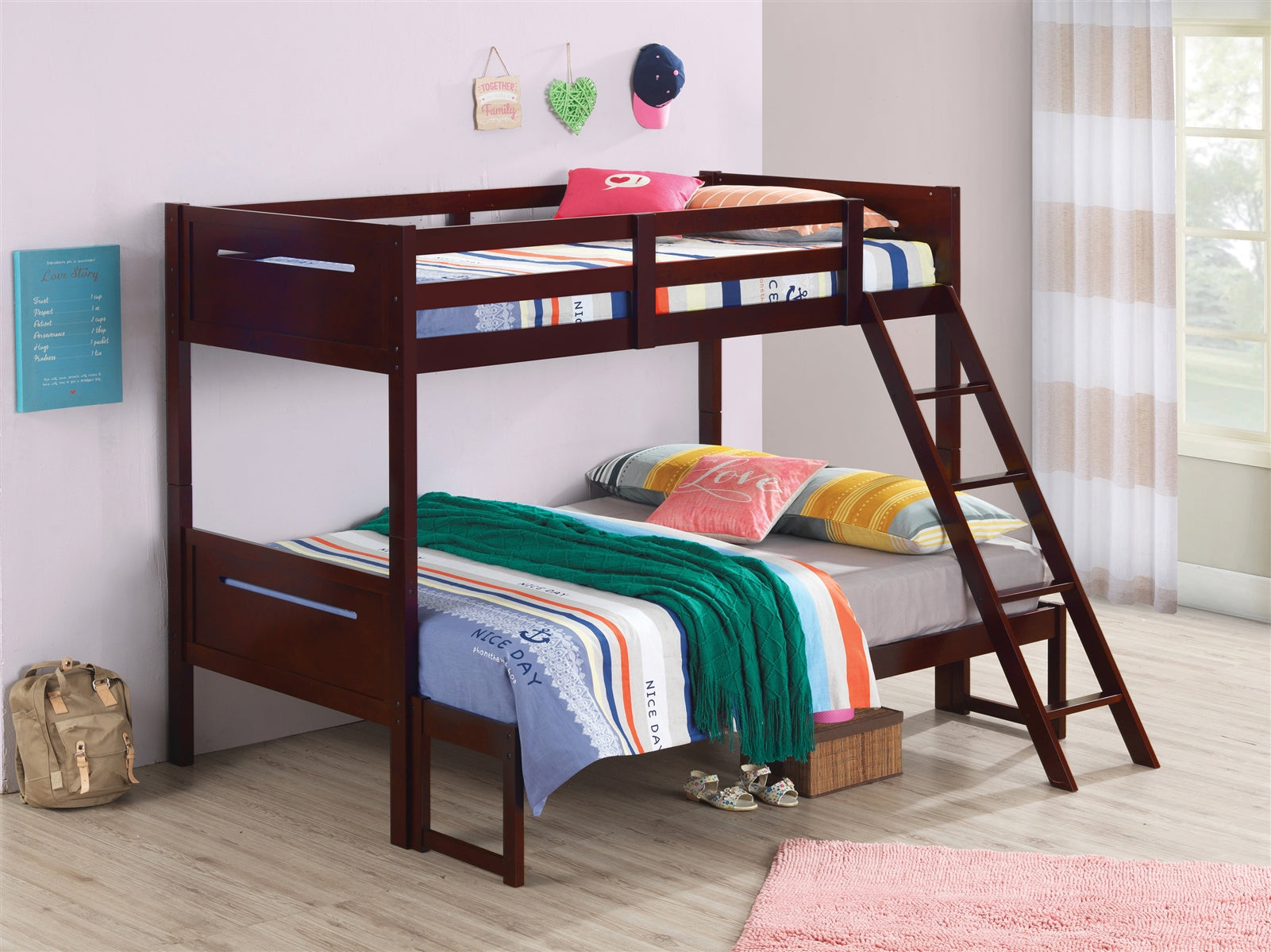 Littleton I Twin over Full Bunk Bed in Espresso