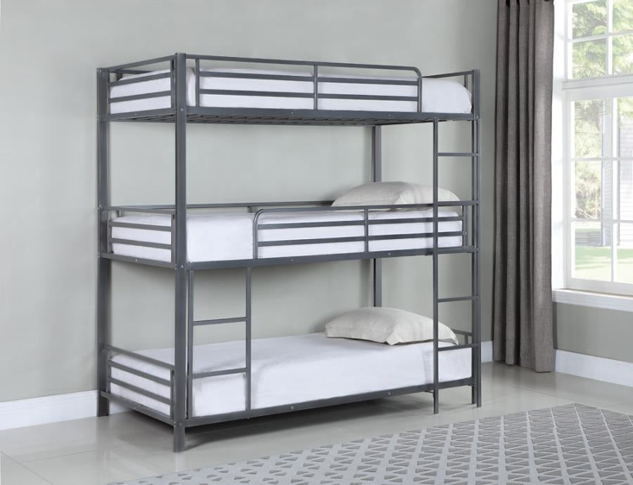 Maynard Triple Twin Bunk Bed