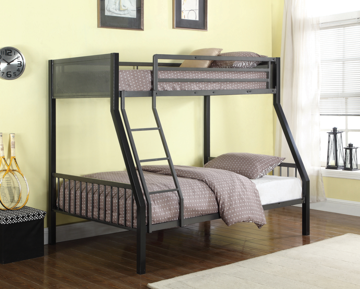 Meyers Twin-Full-Twin Loft Bunk Bed