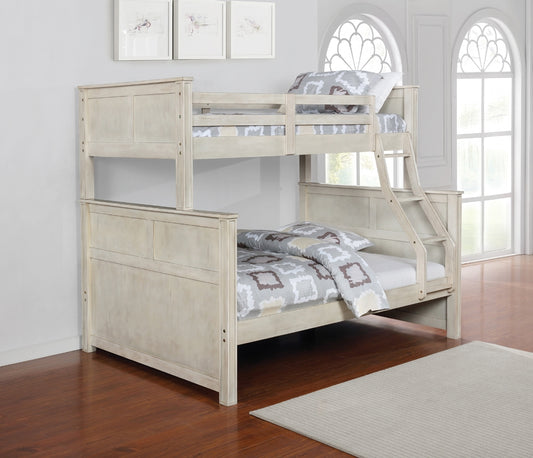Montrose Twin over Full Bunk Bed in Antique White