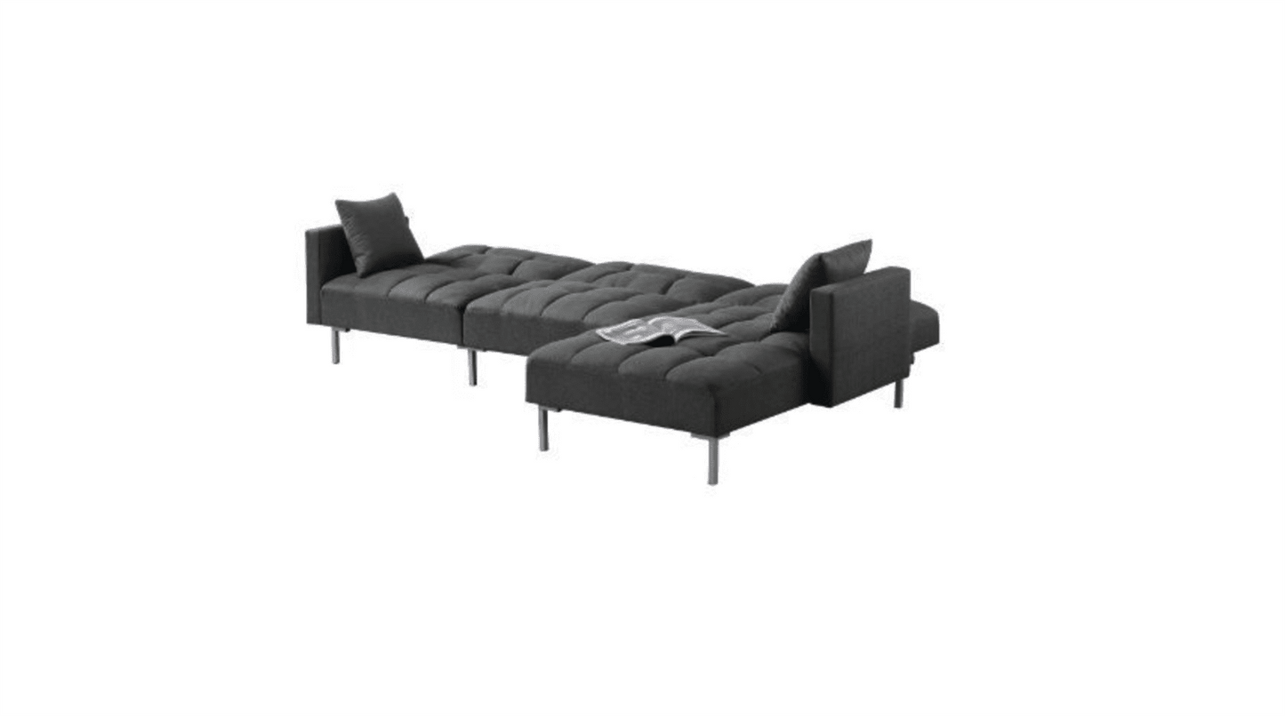 ACME Duzzy Reversible Adjustable Sectional Sofa w-2 Pillows - 50485