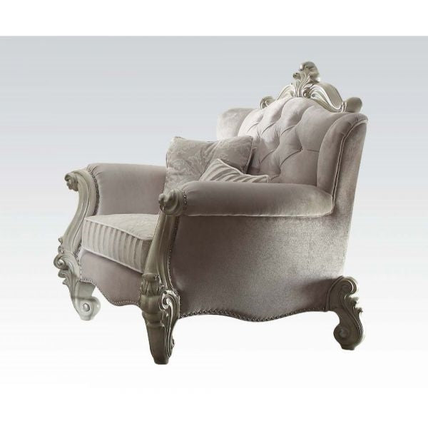 Versailles Traditional Button Tufted Sofa