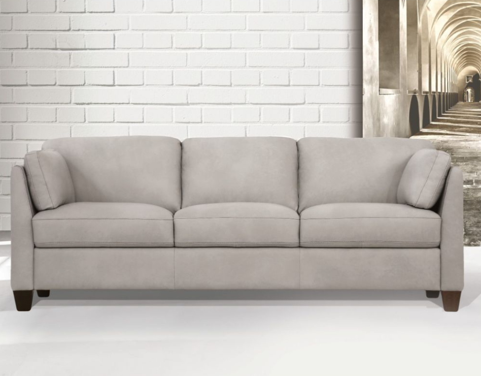 ACME Matias Dusty White Leather Sofa - 55015 - Dusty White Leather