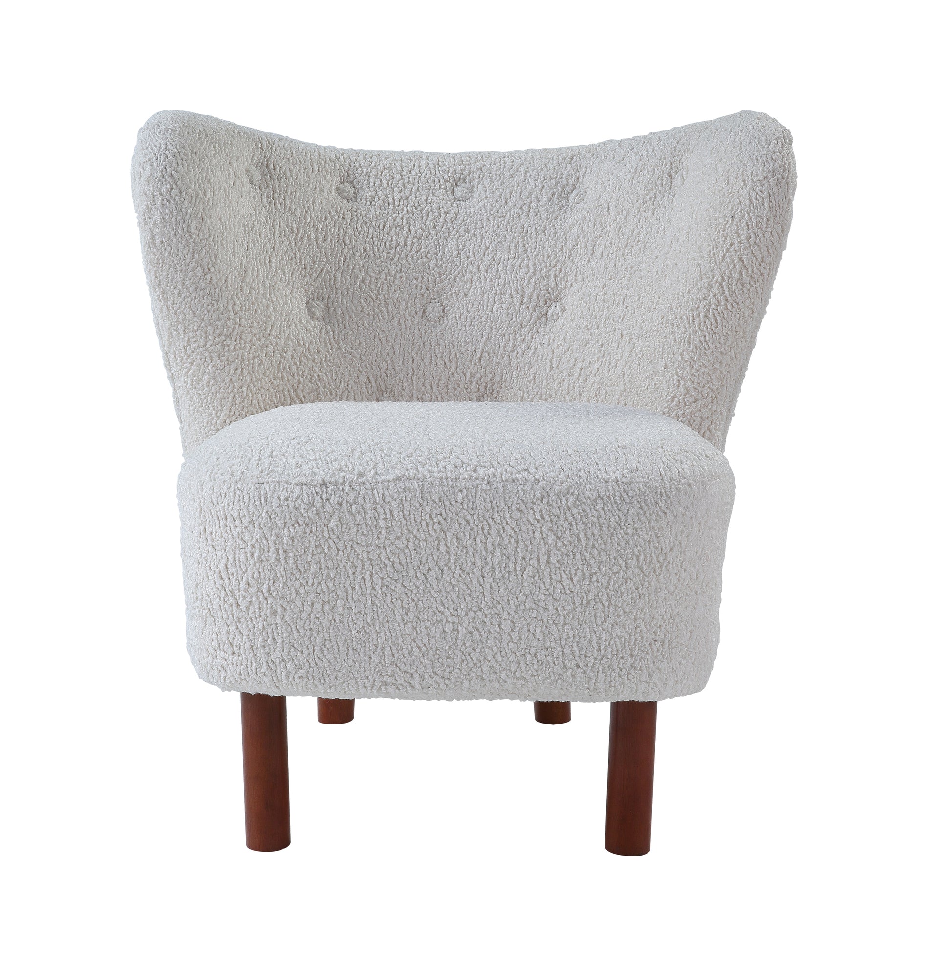 ACME Zusud Accent Chair in White Teddy Sherpa AC00228