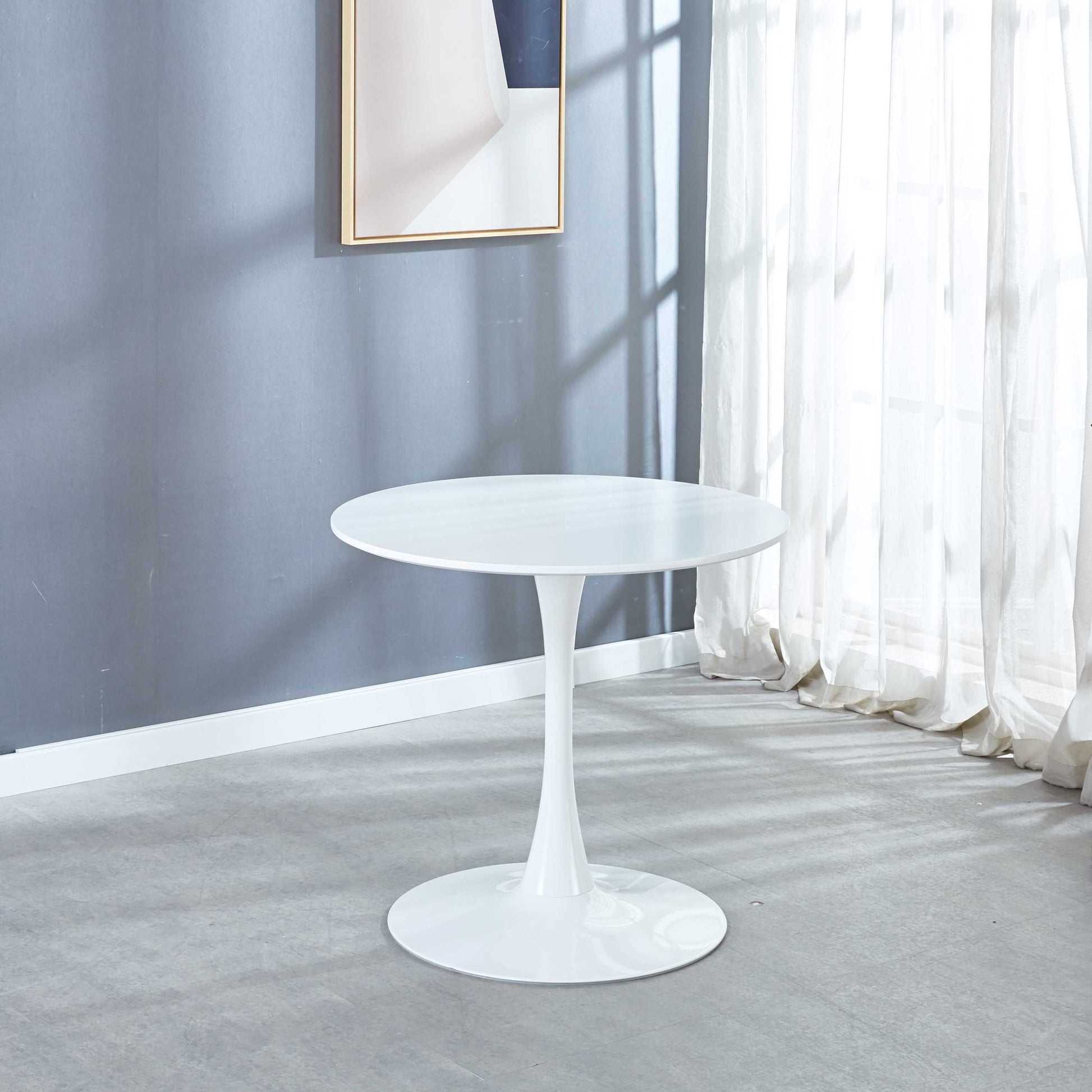31.5" Modern White Tulip Table