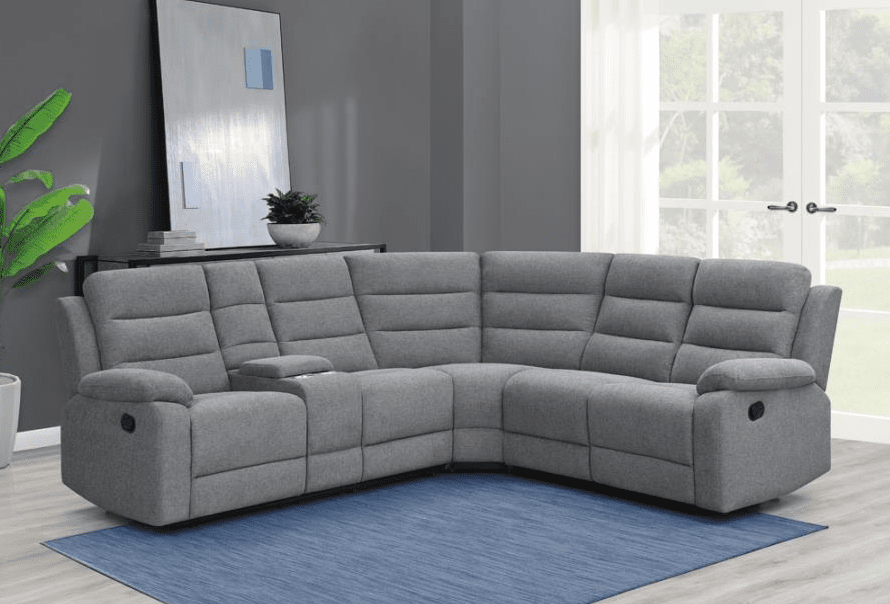 David 3-Piece Upholstered Motion Sectional