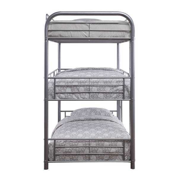 ACME Cairo Bunk Bed - Triple Twin in Silver 38100