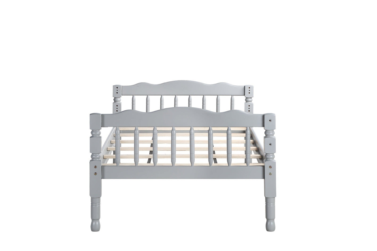 ACME Homestead Twin/Twin Bunk Bed in Gray Finish BD00864