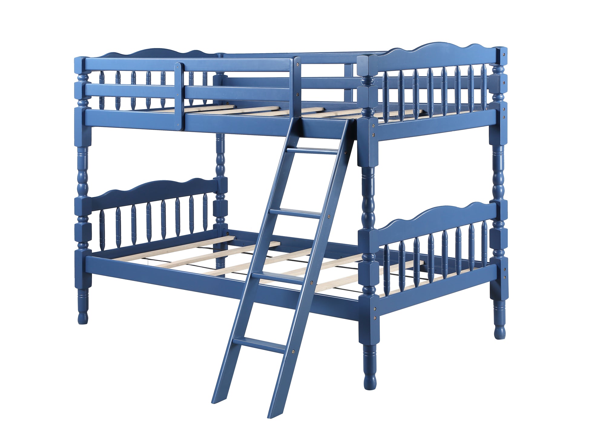 ACME Homestead Twin/Twin Bunk Bed in Dark Blue Finish BD00865
