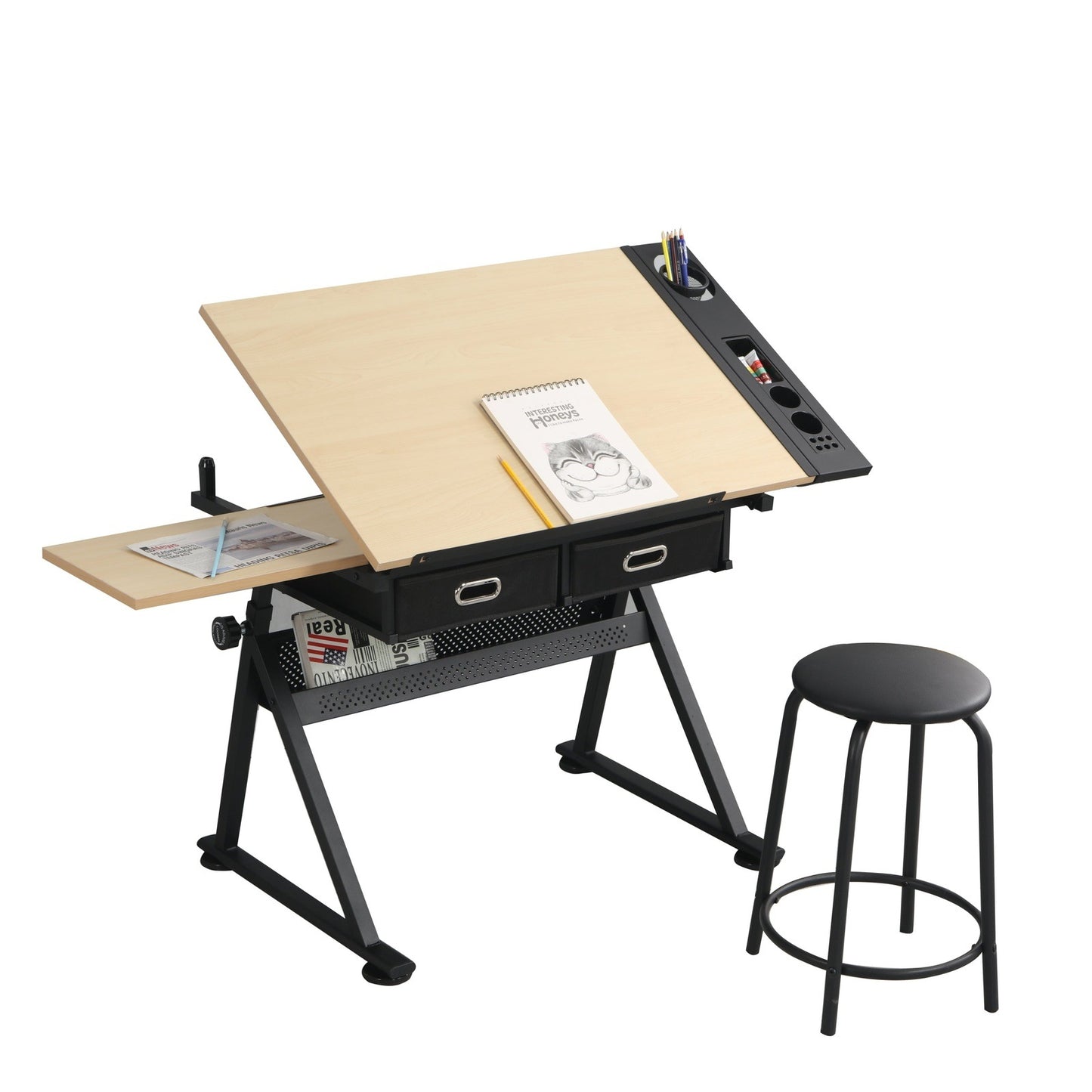 Hayward Adjustable Height Drafting Desk