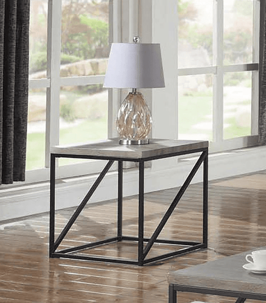 Modern Industrial Style End Table
