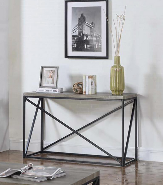 Modern Industrial Style Sofa Table