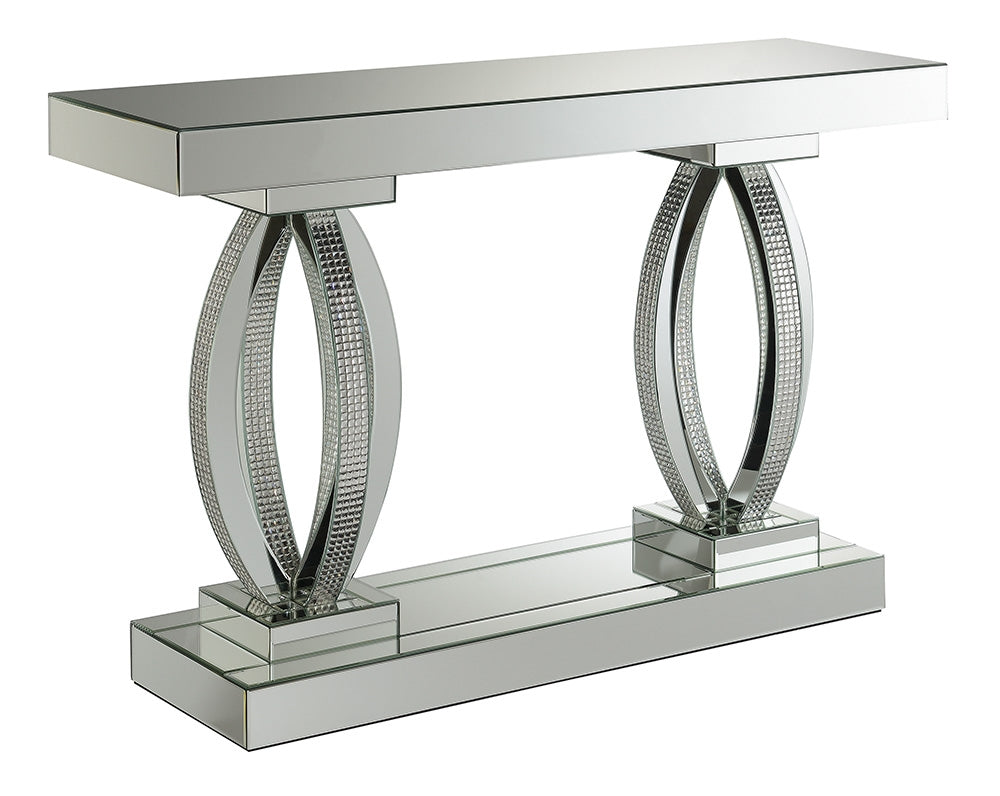 Zee Ultra Contemporary Mirrored Coffee Table