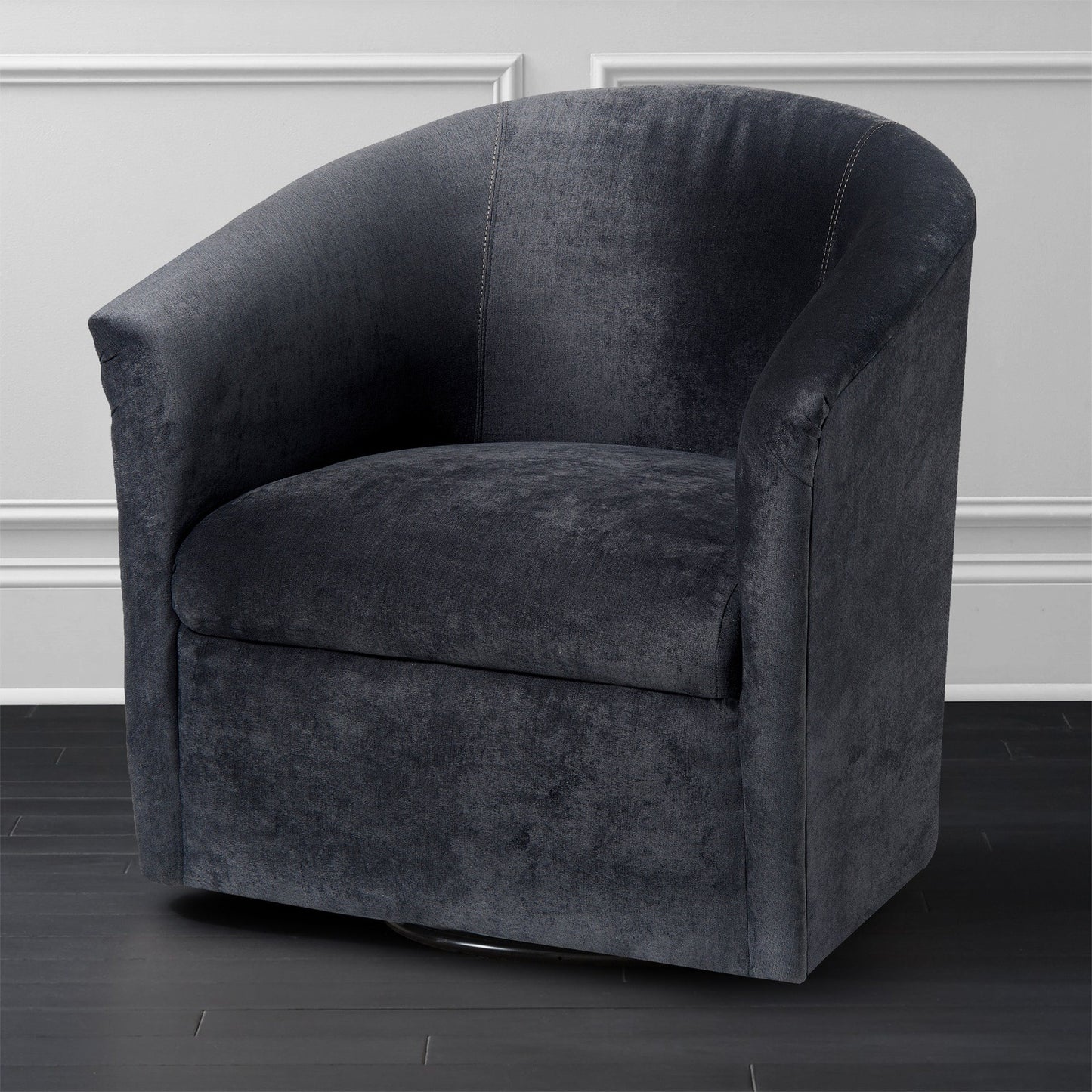 Eden Charcoal Swivel Chair