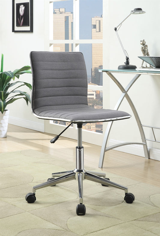 Grey Fabric Upholstered Office Chair
