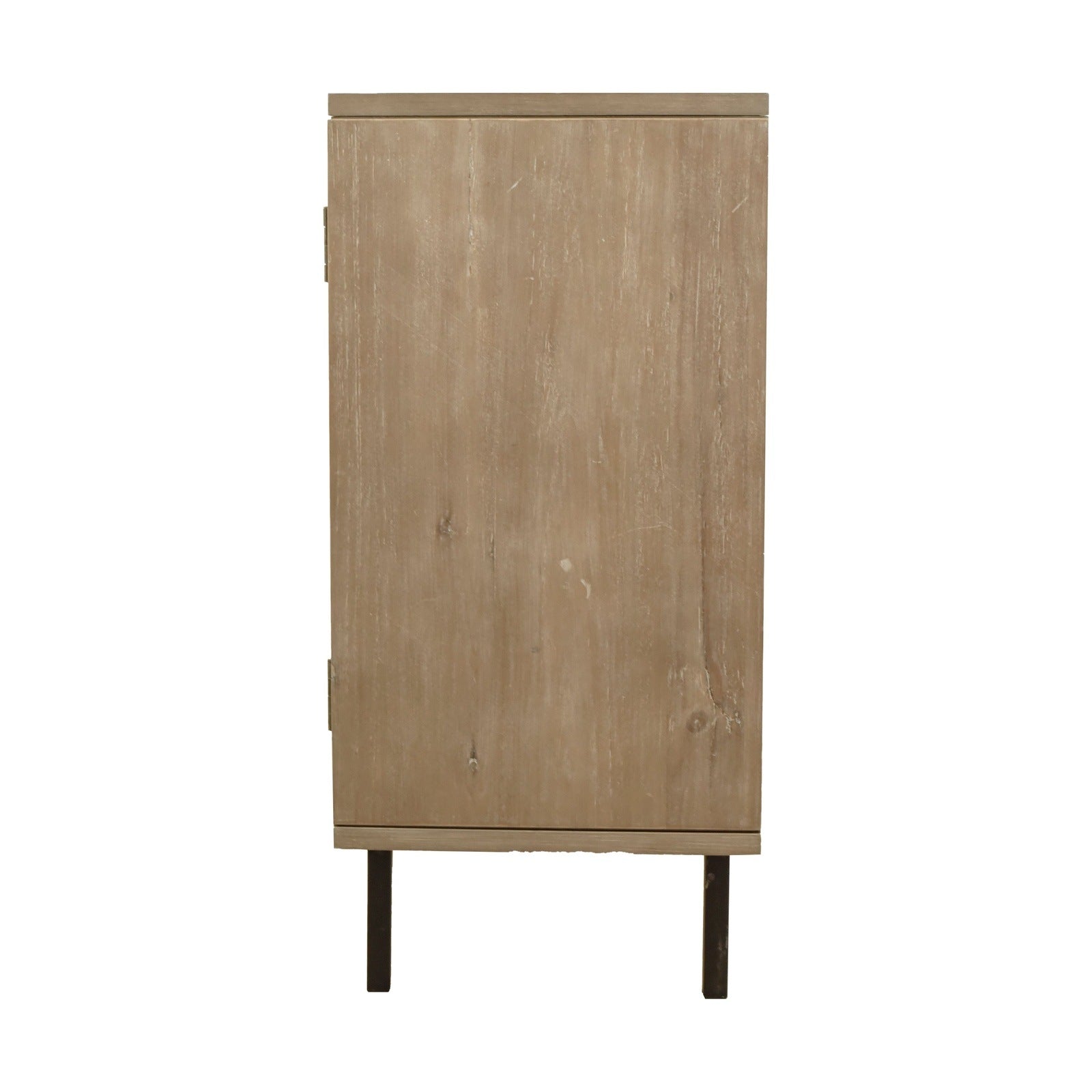 Wooden Cabinet Retro Accent Storage Cabinet with 2 Doors for Entryway, Living Room